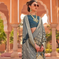 Traditional Saree Crafted in Polyester Viscose Silk Fabric