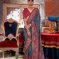 Elegant Printed Jamewar Saree – Blended Silk