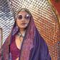 Elegant Printed Jamewar Saree – Blended Silk