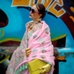 Parsi Weaving Handwoven Textured Silk Saree with Heritage Detailing