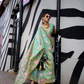 Parsi Weaving Handwoven Textured Silk Saree with Heritage Detailing
