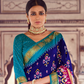Dola Silk Saree with Ethnic Traditional  Patola Print Design