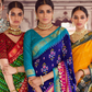 Dola Silk Saree with Ethnic Traditional  Patola Print Design