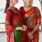Dola Silk Saree with Ethnic Traditional  Patola Print Design