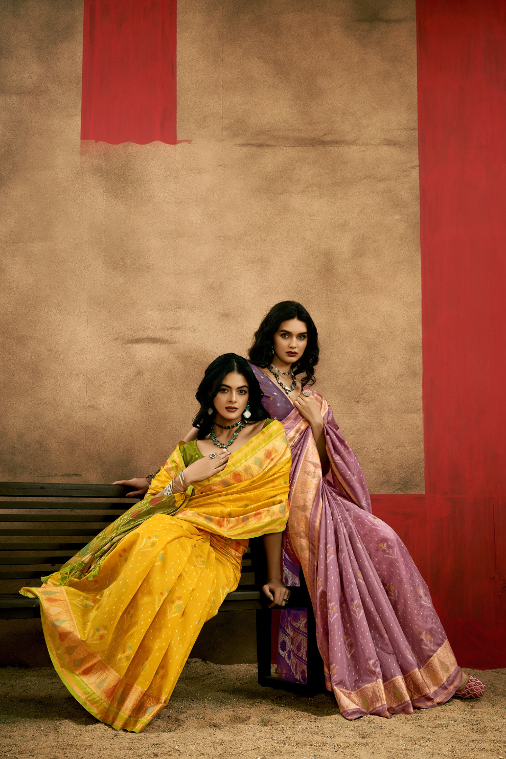 Regal Heritage Woven in Patola Handloom Silk Elegance