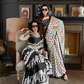 Patola Printed Satin Crepe Saree with Rich Ethnic Detailing