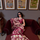 Patola Printed Satin Crepe Saree with Rich Ethnic Detailing
