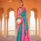 Elegant Patola Printed Art Silk Saree with Intricate Design