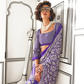 Printed Ajrakh Satin Crepe Saree with Elegant Traditional Vibes