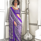 Printed Ajrakh Satin Crepe Saree with Elegant Traditional Vibes