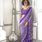 Printed Ajrakh Satin Crepe Saree with Elegant Traditional Vibes