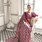 Printed Ajrakh Satin Crepe Saree with Elegant Traditional Vibes