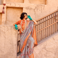 Elegant Digital Print Georgette Saree with Contemporary Design