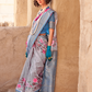 Elegant Digital Print Georgette Saree with Contemporary Design