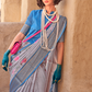 Elegant Digital Print Georgette Saree with Contemporary Design
