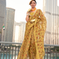 Tissue Saree with Elegant Handloom Weaving and Subtle Shine