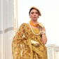 Tissue Saree with Elegant Handloom Weaving and Subtle Shine