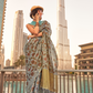 Tissue Saree with Elegant Handloom Weaving and Subtle Shine
