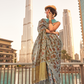 Tissue Saree with Elegant Handloom Weaving and Subtle Shine