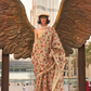 Tissue Saree with Elegant Handloom Weaving and Subtle Shine