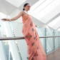 Printed Handloom Zari Tissue Saree with Elegant Shine