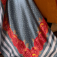Printed Japan Satin Creep Saree with Elegant Flowing Drape