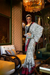 Printed Japan Satin Creep Saree with Elegant Flowing Drape