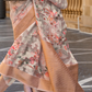 Poly Brasso Saree with Fine Handloom Weaving Detail