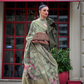 Poly Brasso Saree with Fine Handloom Weaving Detail