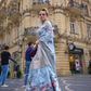 Poly Brasso Saree with Fine Handloom Weaving Detail