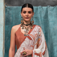 Pure Silk Crepe Saree with Statement Prints