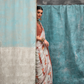 Pure Silk Crepe Saree with Statement Prints