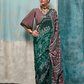 Pure Silk Crepe Saree with Statement Prints