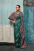 Pure Silk Crepe Saree with Statement Prints