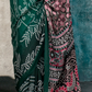 Pure Silk Crepe Saree with Statement Prints