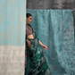 Pure Silk Crepe Saree with Statement Prints
