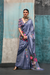 Pure Silk Crepe Saree with Statement Prints