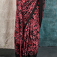 Pure Silk Crepe Saree with Statement Prints