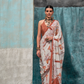 Pure Silk Crepe Saree with Statement Prints