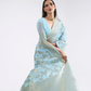Traditional Linen Silk Saree with Elegant Zari Patterns