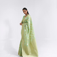Traditional Linen Silk Saree with Elegant Zari Patterns