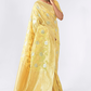 Traditional Linen Silk Saree with Elegant Zari Patterns