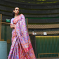 Elegant Kashmiri Kani Saree in Handloom Modal Silk