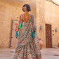 Digital Printed Tissue Silk Saree with Subtle Zari Shine