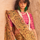 Digital Printed Tissue Silk Saree with Subtle Zari Shine