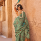 Digital Printed Tissue Silk Saree with Subtle Zari Shine