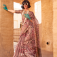 Digital Printed Tissue Silk Saree with Subtle Zari Shine