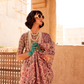Digital Printed Tissue Silk Saree with Subtle Zari Shine