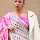 Printed Satin Creep Saree with Smooth Modern Style Finish