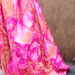 Printed Satin Creep Saree with Smooth Modern Style Finish